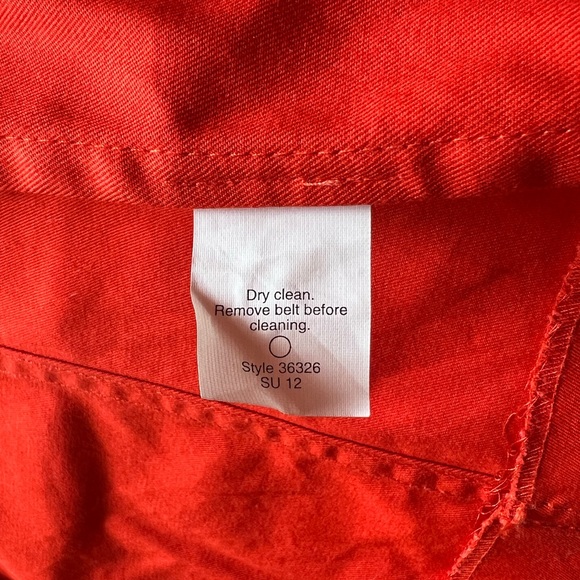 J. Crew Matinee Trench Coat - SIZE 0/MODERN RED - Picture 10 of 14
